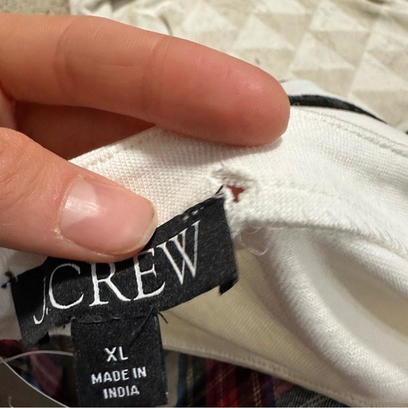 J crew Mariner jersey cropped boatneck T-shirt with sequins - Picture 3 of 3